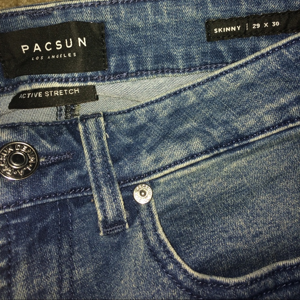 Pacsun distresses denim
